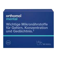 Abbildung: Orthomol Mental Granulat / Kapseln 15 Tagesportionen 1 P, Kombipackung PZN 10551706 