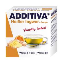 Abbildung: Additiva Heißer Ingwer + Orange Pulver 120 g, Pulver PZN 10627562 