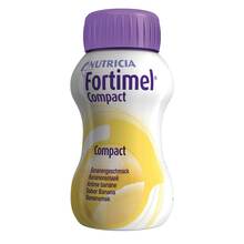 Abbildung: Fortimel Compact 2.4 Bananengeschmack 8X4X125 ml, Flüssigkeit PZN 10743498 