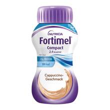 Abbildung: Fortimel Compact 2.4 Cappuccinogeschmack 8X4X125 ml, Flüssigkeit PZN 10743512 