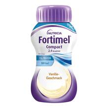 Abbildung: Fortimel Compact 2.4 Vanillegeschmack 4X125 ml, Flüssigkeit PZN 10743564 