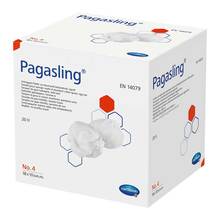 Abbildung: Pagasling Mulltupfer steril Größe 4 eigroß 18X10 St, Tupfer PZN 11113428 