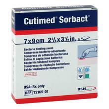 Cutimed Sorbact Kompressen 7x9 cm 5 St