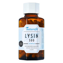 Naturafit Lysin 500 Kapseln 120 St