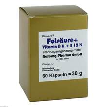 Abbildung: Folsäure + Vitamin B6 + B12 Komplex N Kapseln 60 St, Kapseln PZN 12569001 