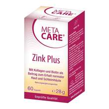 Abbildung: Meta Care Zink + Kapseln 60 St, Kapseln PZN 12729522 