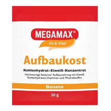 Megamax Aufbaukost Banane Pulver 30 g