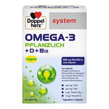 Doppelherz Omega-3 pflanzlich system Kapseln 60 St