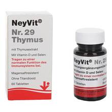Abbildung: Neyvit Nr.29 Thymus magensaftresistente Tabletten 60 St, Tabletten magensaftresistent PZN 13421217 
