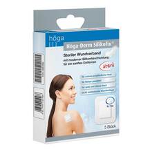 H&ouml;ga Derm Silikofix steriler Wundverband 6x7 cm 5 St