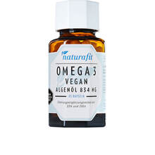 Naturafit Omega-3 vegan Algenöl 834 mg Kapseln 45 St