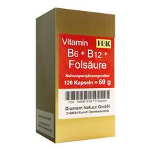 Vitamin B6 + B12 + Fols&auml;ure Kapseln 120 St