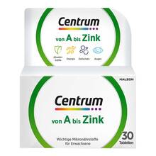 Abbildung: Centrum A-Zink Tabletten 30 St, Tabletten PZN 14170450 