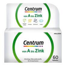 Abbildung: Centrum A-Zink Tabletten 60 St, Tabletten PZN 14170467 