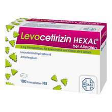 Levocetirizin Hexal bei Allergien 5 mg Filmtabletten  100 St