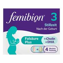 Abbildung: Femibion 3 Stillzeit 4-Wochen-Packung mit 28 Tabletten und 28 Kapseln 2X28 St, Kombipackung PZN 15200058 