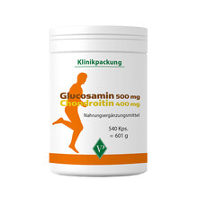 Glucosamin 500 mg + Chondroitin 400 mg Kapseln 540 St