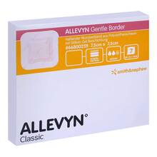 Allevyn Gentle Border 7,5x7,5 cm Schaumverband  5 St