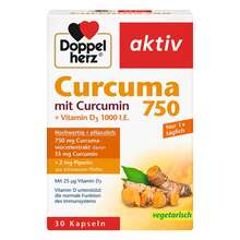 Doppelherz Curcuma 750 Kapseln 30 St