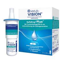 HYLO-VISION® SafeDrop® Plus Augentropfen 2x10 ml