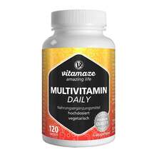 Abbildung: Multivitamin Daily ohne Jod vegetarisch Kapseln 120 St, Kapseln PZN 16018551 