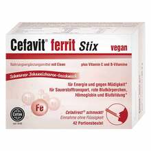 Abbildung: Cefavit ferrit Stix 42 St, Granulat PZN 16333235 