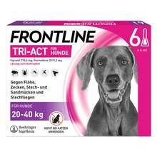 FRONTLINE TRI-ACT gegen Zecke, Floh und fliegende Insekten bei Hunden (20-40kg) 6 St