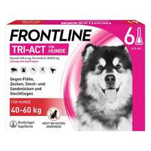 FRONTLINE TRI-ACT gegen Zecke, Floh und fliegende Insekten bei Hunden (40-60kg) 6 St