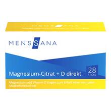 Magnesiumcitrat + D direkt Menssana Pulver 28 St