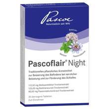 Pascoflair Night &uuml;berzogene Tabletten 30 St