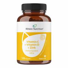 Abbildung: Vitamin C + Vitamin D + Zink Immunsystem Ultra Kapseln 120 St, Kapseln PZN 16764780 