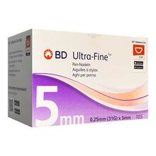 BD Ultra-Fine Pen-Nadeln 5 mm 31 G 0,25 mm 105 St