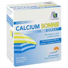 Abbildung: Calcium Sonne 500 Direkt Portionssticks 30 St, Pulver PZN 16892213 