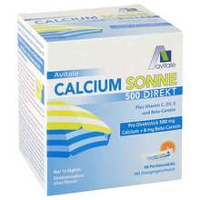 Abbildung: Calcium Sonne 500 Direkt Portionssticks 60 St, Pulver PZN 16892236 
