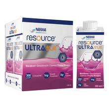 Abbildung: Resource Ultra Fruit Waldbeere flüssig 4X200 ml, Flüssigkeit PZN 17160736 