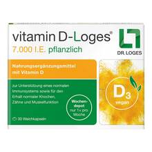 Vitamin D-Loges 7.000 I.E. pflanzlich Wochendepot 30 St