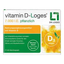 Vitamin D-Loges 7.000 I.E. pflanzlich Wochendepot 60 St