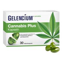 Gelencium Cannabis Plus Kapseln mit Vitamin B12 30 St