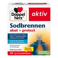 Doppelherz Sodbrennen akut + protect Kautabletten 40 St