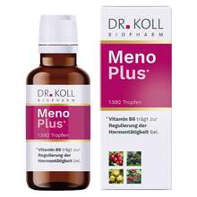 Abbildung: Meno Plus Dr. Koll Gemmo Komplex Vit.B12 B6 C Zink 50 ml, Tropfen PZN 18137662 