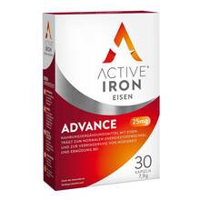 Abbildung: Active Iron Eisen Advance 25 mg Kapseln 30 St, Kapseln PZN 18196742 