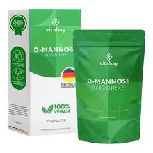 D-Mannose Pulver aus Birke vegan Di&auml;tetikum 100 g