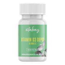 Abbildung: Vitamin D3 Depot 10.000 I.E. Cholecalciferol Tabletten  120 St, Tabletten PZN 18237607 