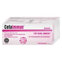 Abbildung: Cefaimmun Hartkapseln 100 St, Hartkapseln PZN 18276257 