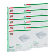 Gazin Mullkomp.10x10 cm steril 8fach 25x2 St