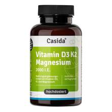 Abbildung: Vitamin D3 K2 Magnesium 2000 I.E. Kapseln 90 St, Kapseln PZN 18704368 