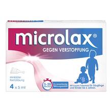 Abbildung: Microlax Rektallösung Klistiere mit kurzem Tubenhals 4 St, Klistiere PZN 18713829 