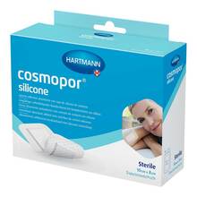Cosmopor silicone Wundverband 8x10 cm 5 St