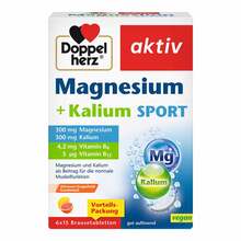 Doppelherz Magnesium+Kalium Sport Brausetabletten 6x15 St