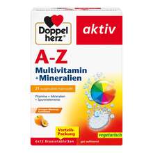 Doppelherz A-Z Multivitamin+Mineralien Brausetabletten 6x15 St